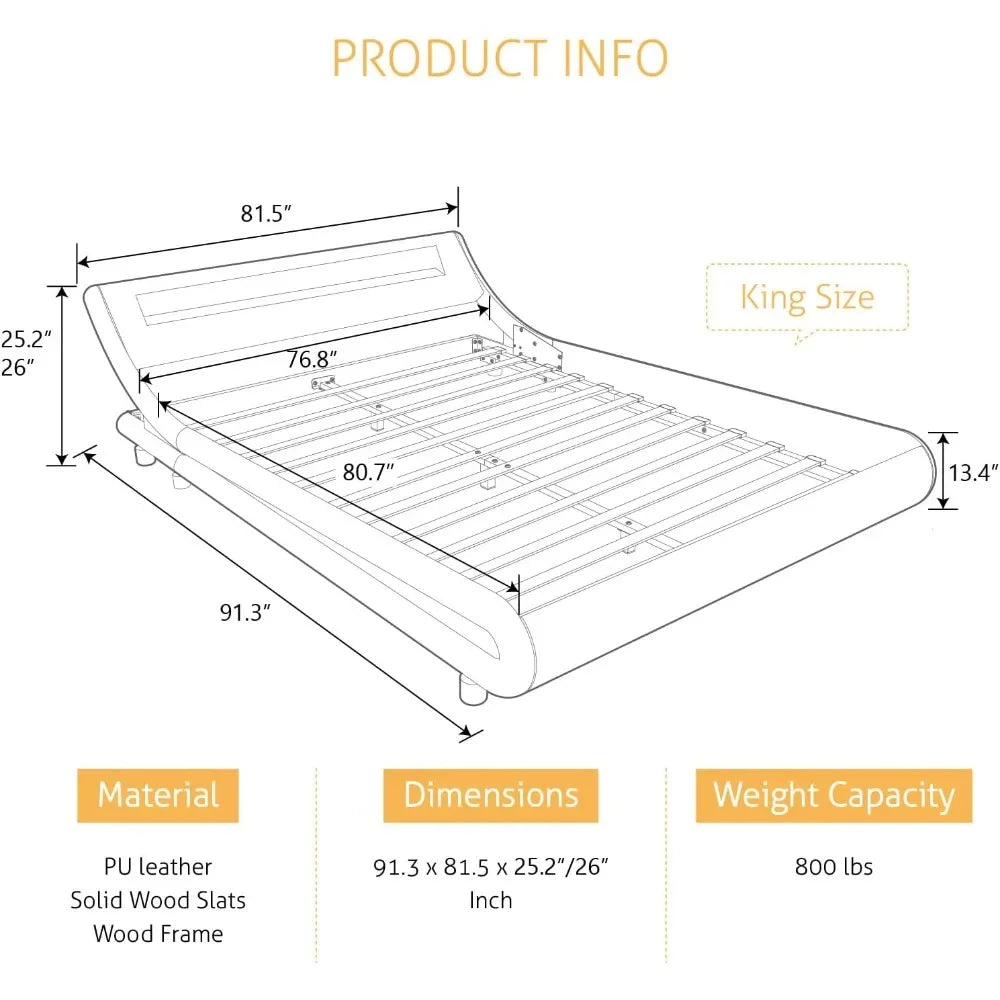 Extra Large Luxury Bed Frame