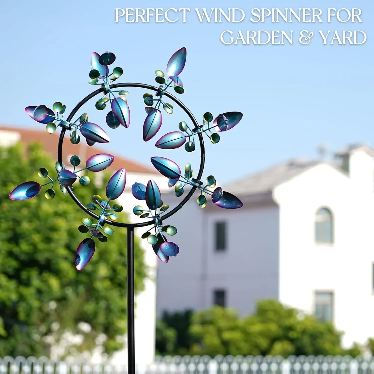 Large Peacock Wind Spinners for Yard Decor