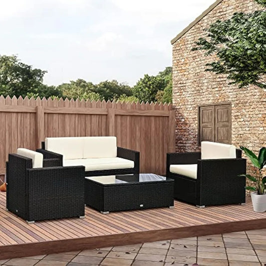 4 Piece Outdoor Sectional Furniture