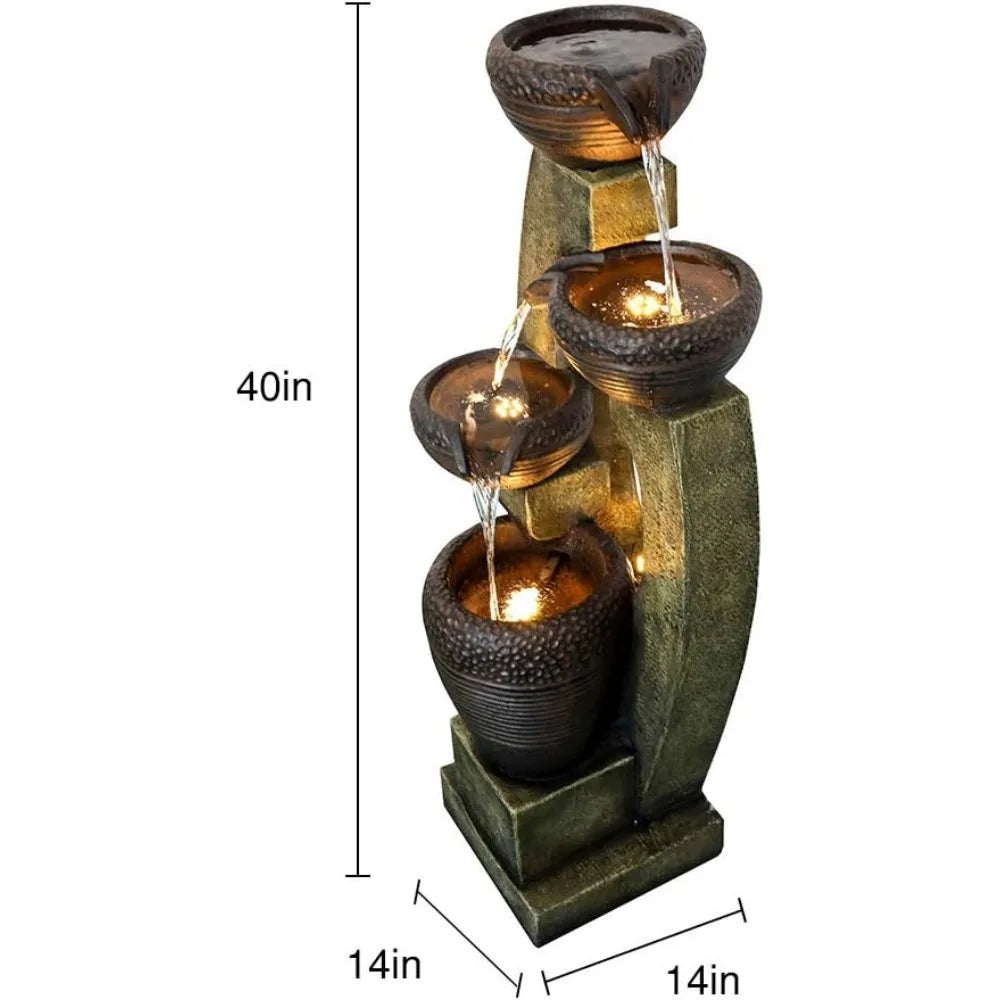 LED Outdoor Water Fountain