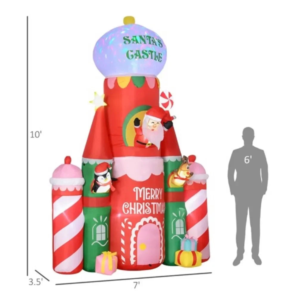 Santa Claus and Snowman Inflatable Toys