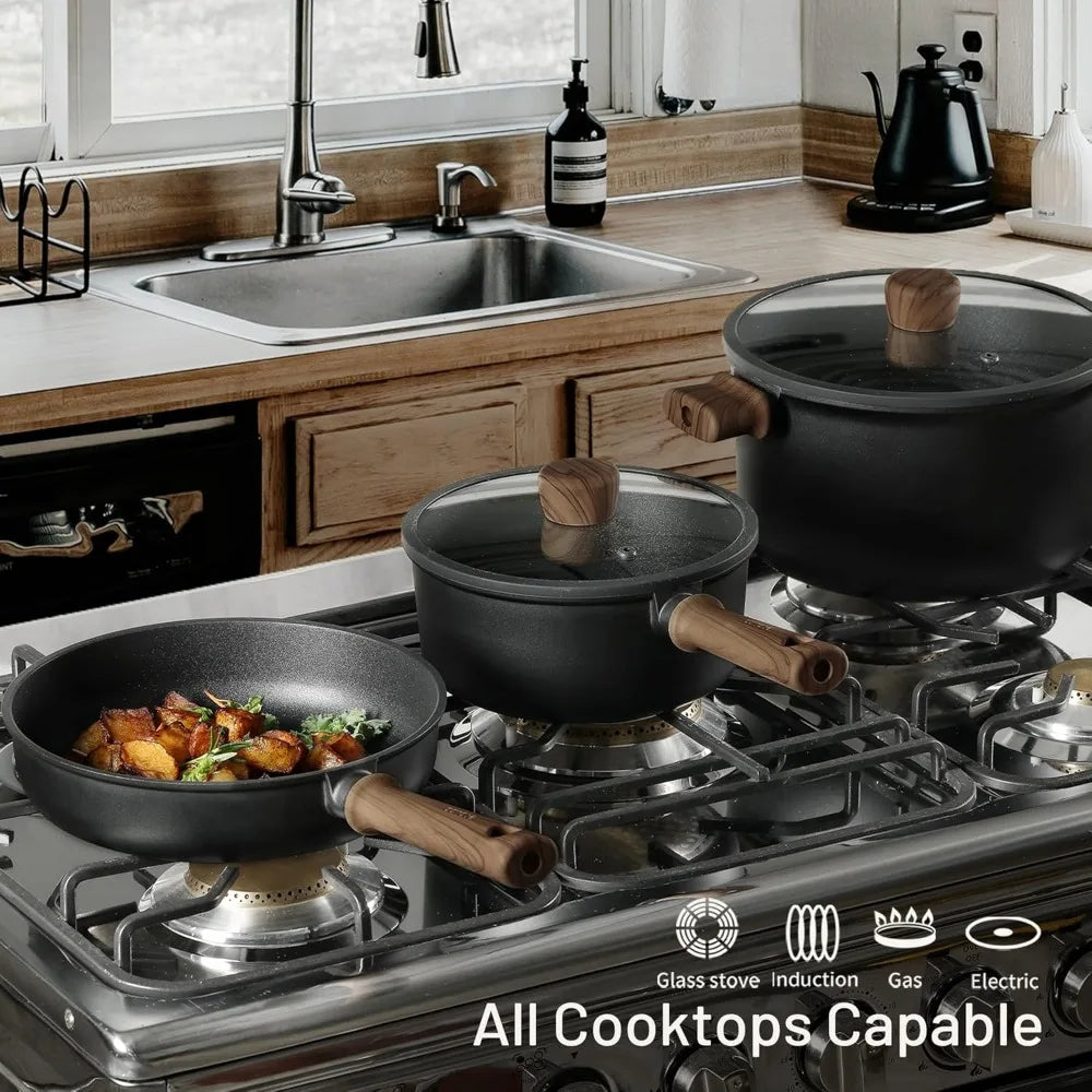 16pcs Pots And Pans Set