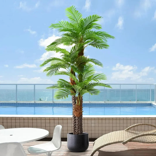 8.5ft Tall Artificial Palm Tree for Outdoors