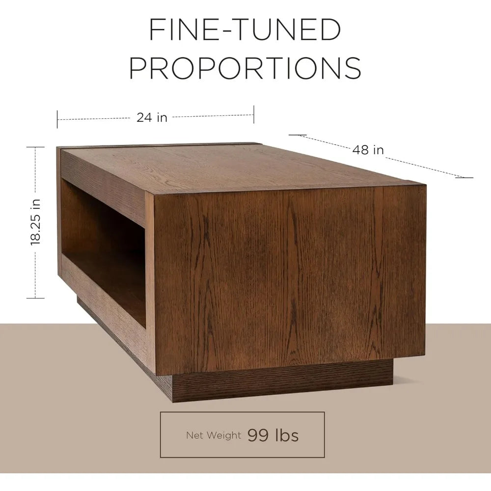 Large 2 Tier Contemporary Coffee Table