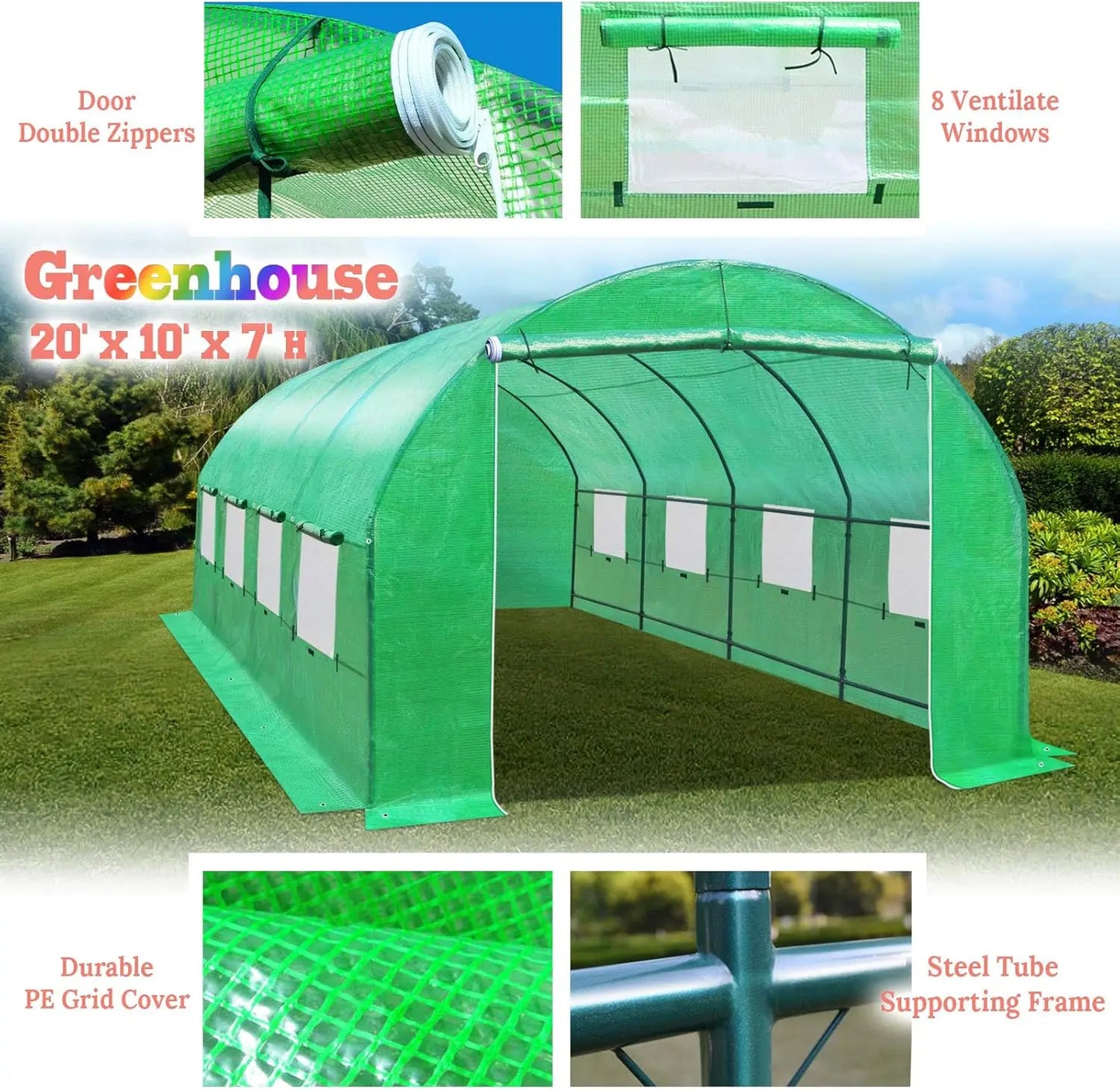 Walk in Larger Hot Green House