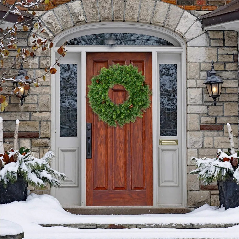 84 "Cheyenne Pine Artificial Christmas Wreaths