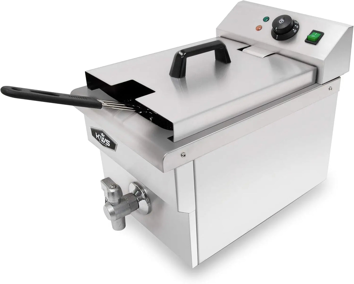 Commercial Electric 1750W Deep Fryer Stainless Steel