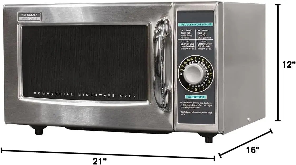 Commercial Microwave Oven with Dial Timer