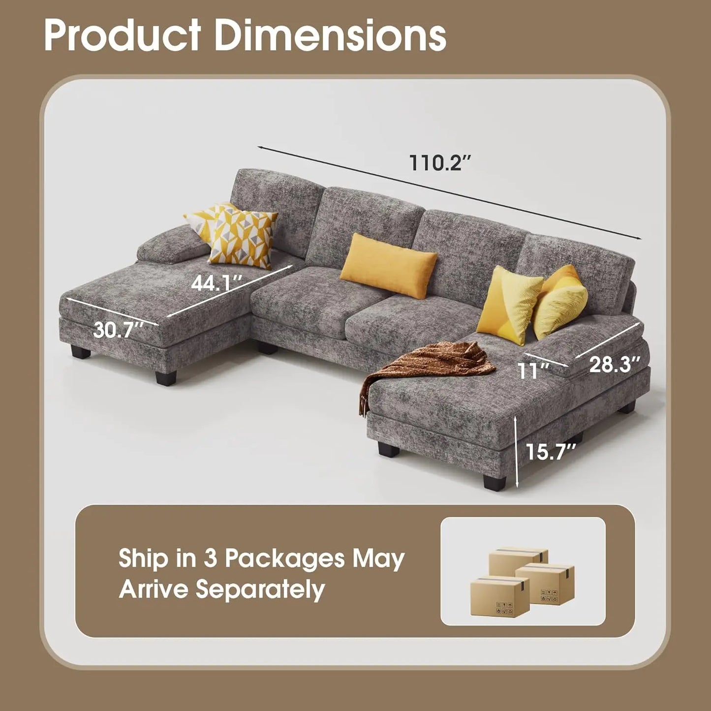 Sectional Couches For Living Room, Apartment