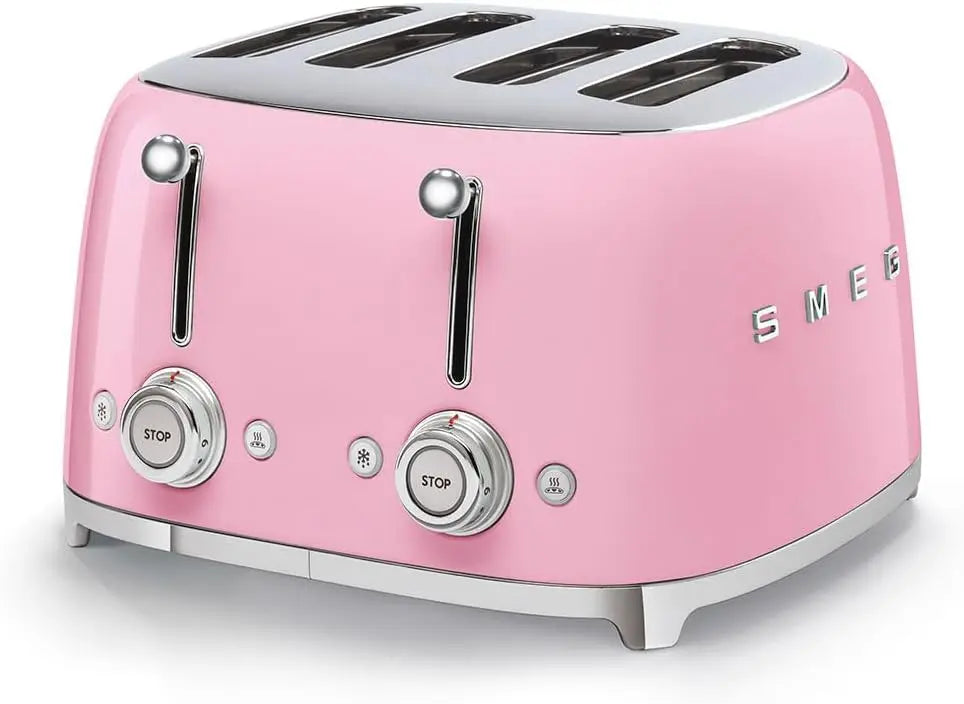 50's Style Retro Aesthetic 4 Slice Toaster