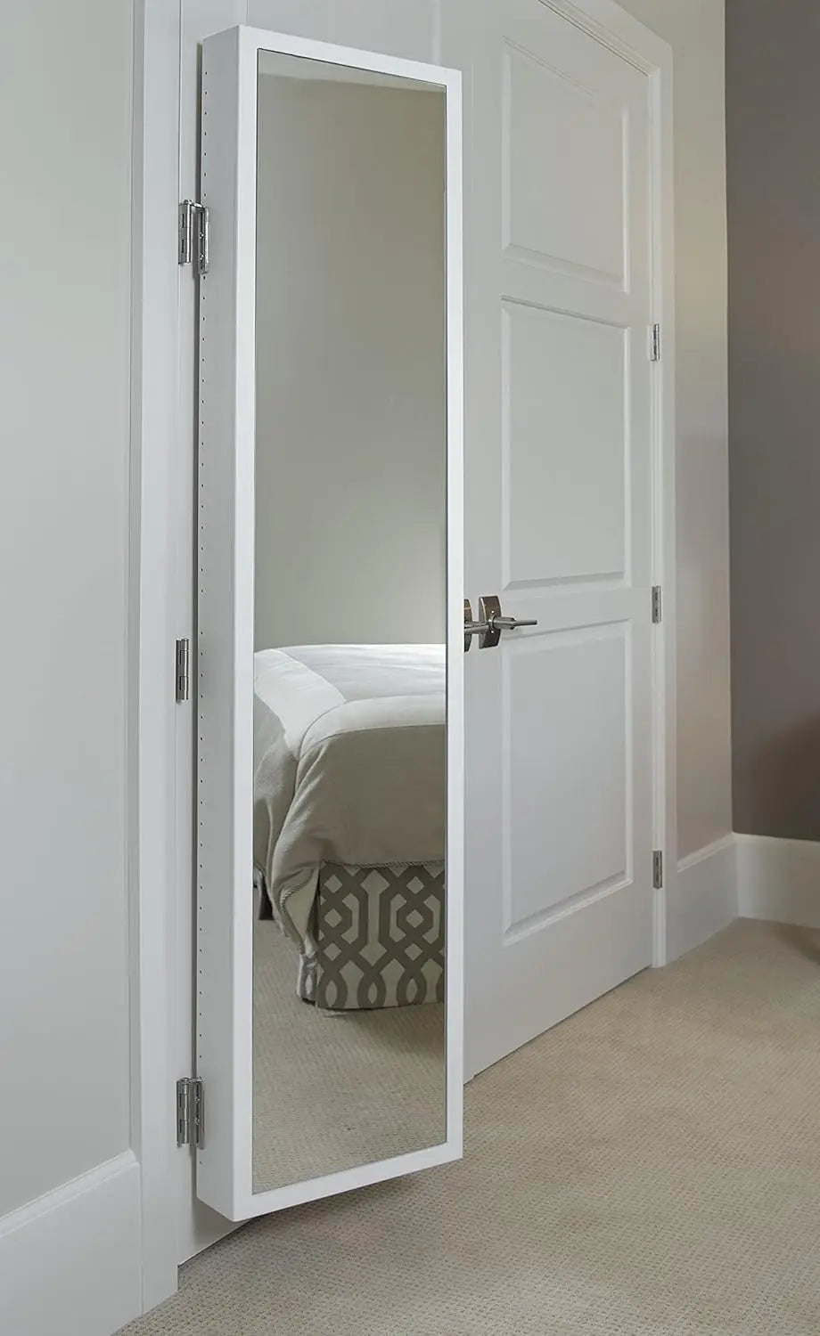 Bathroom Cabinets Deluxe Mirrored Behind The Door