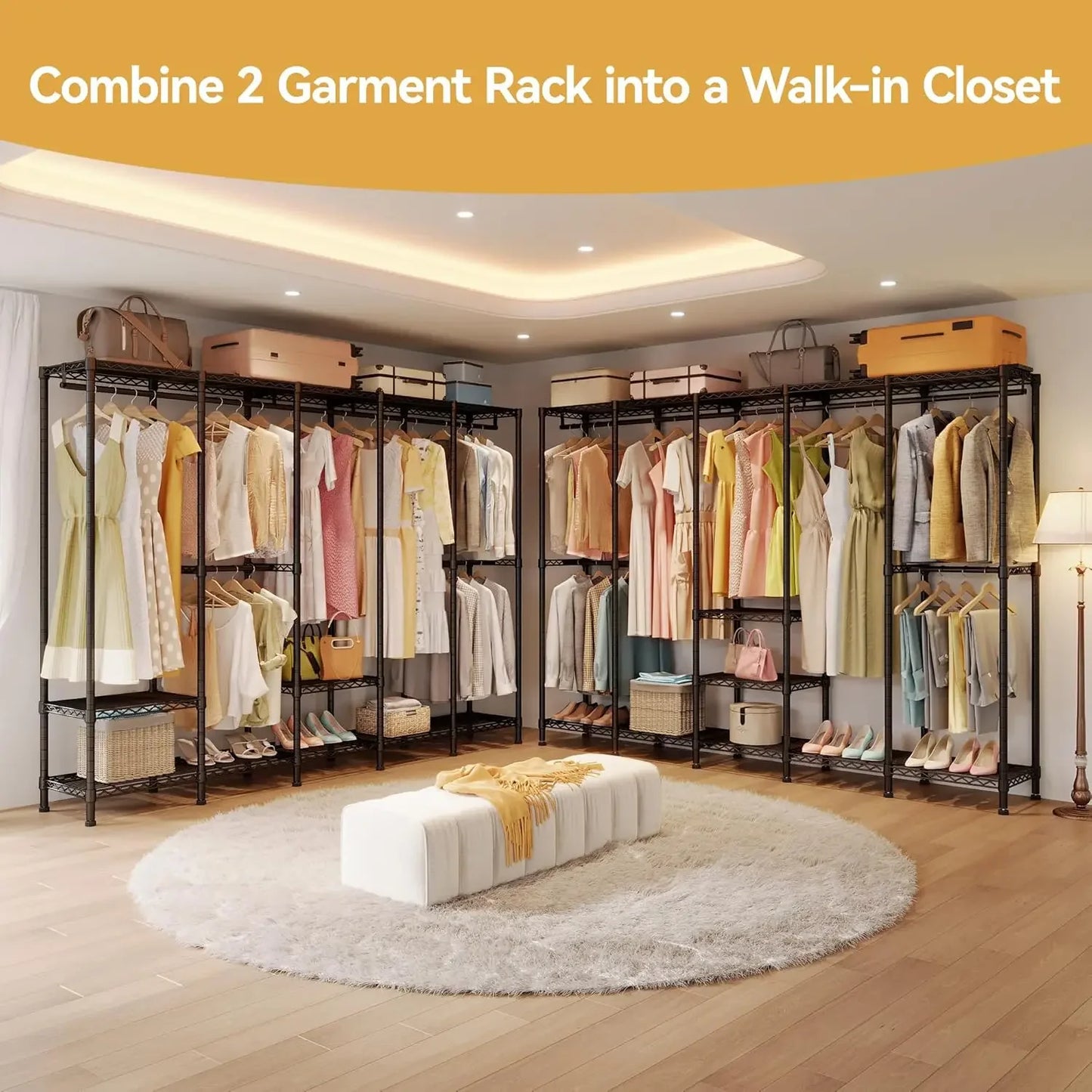 Extra Large Wire Garment Rack