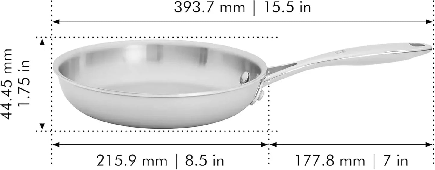 Clad Impulse 10-pc 3-Ply Stainless Steel Set