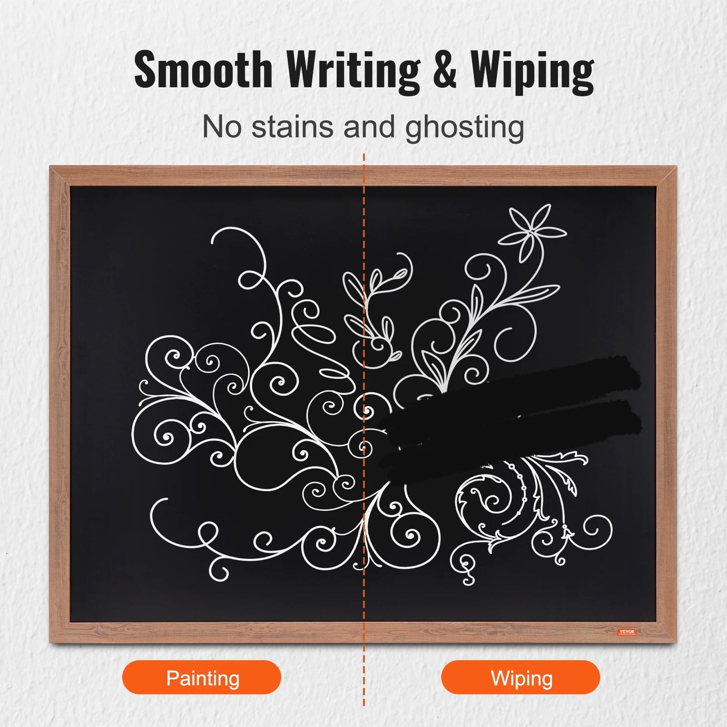 Magnetic Chalk Board Signs with Chalks & Eraser