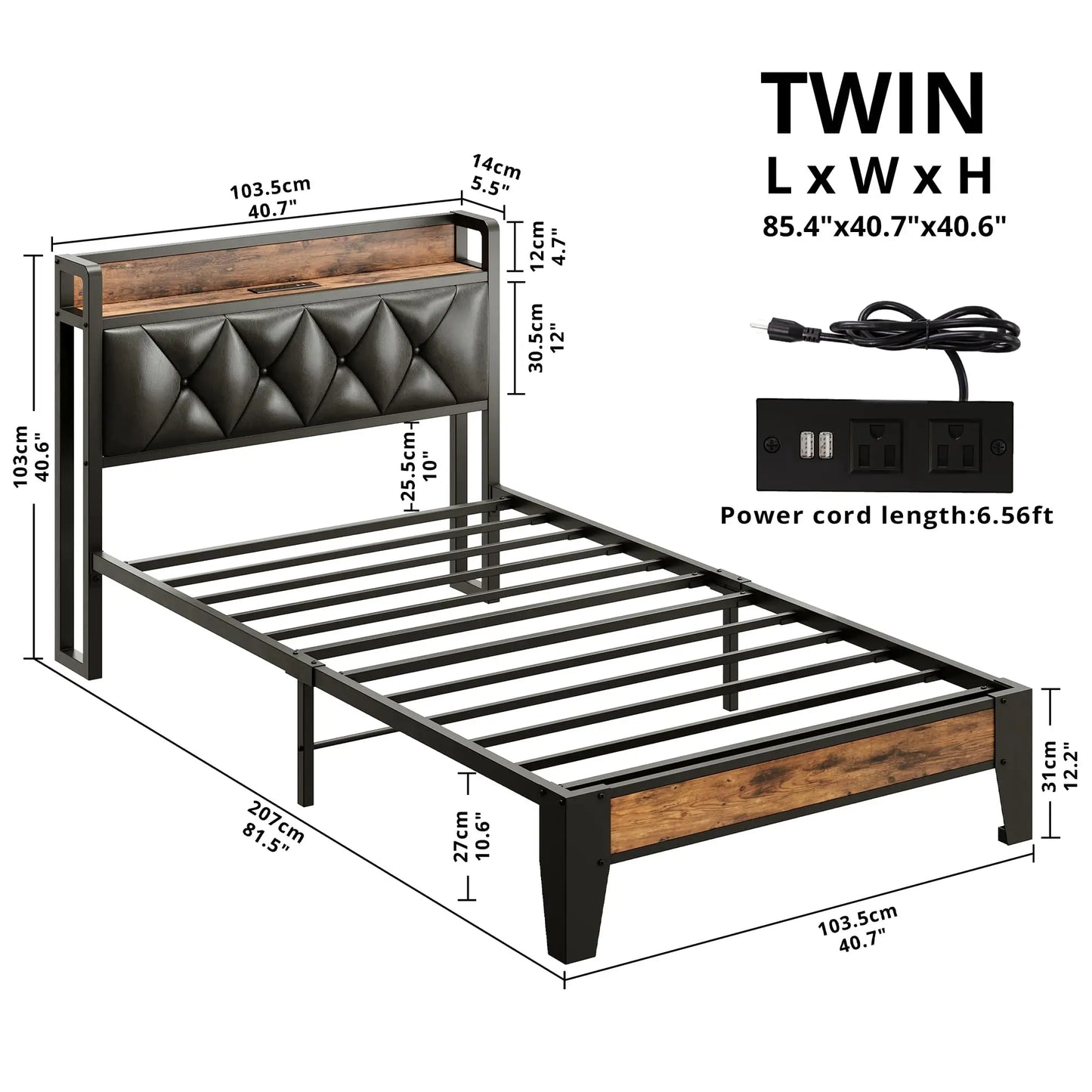 Bed Frames, Twin Queen California King Size